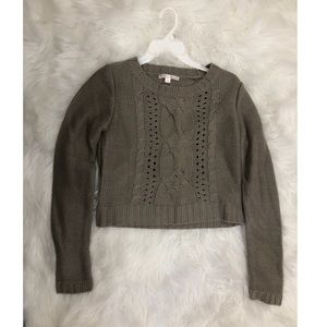 Cropped sweater top!